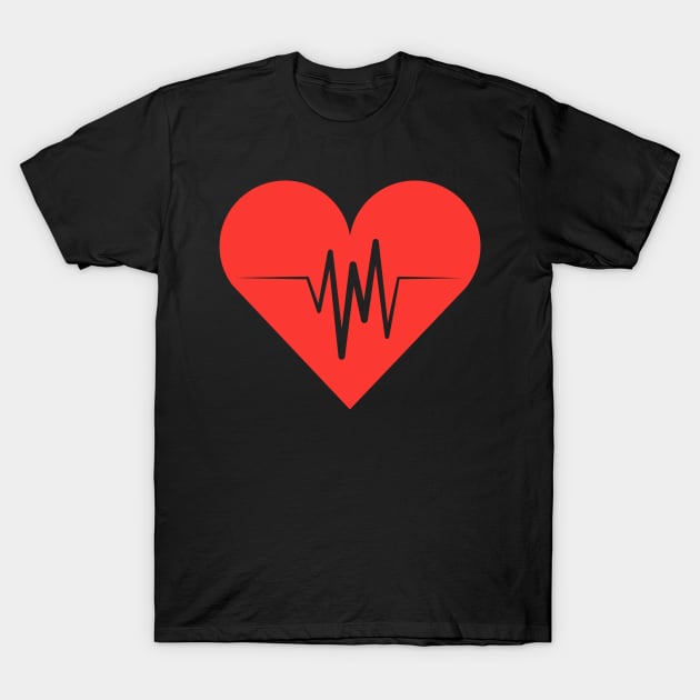 Couple love remantic heart gift christmas T-Shirt by Flipodesigner